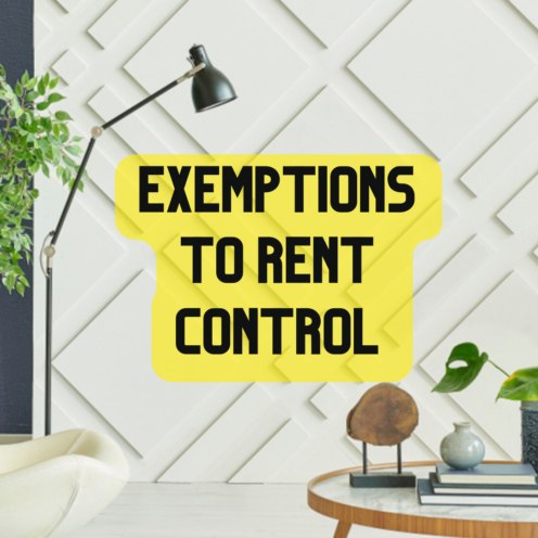 exemptions to rent control